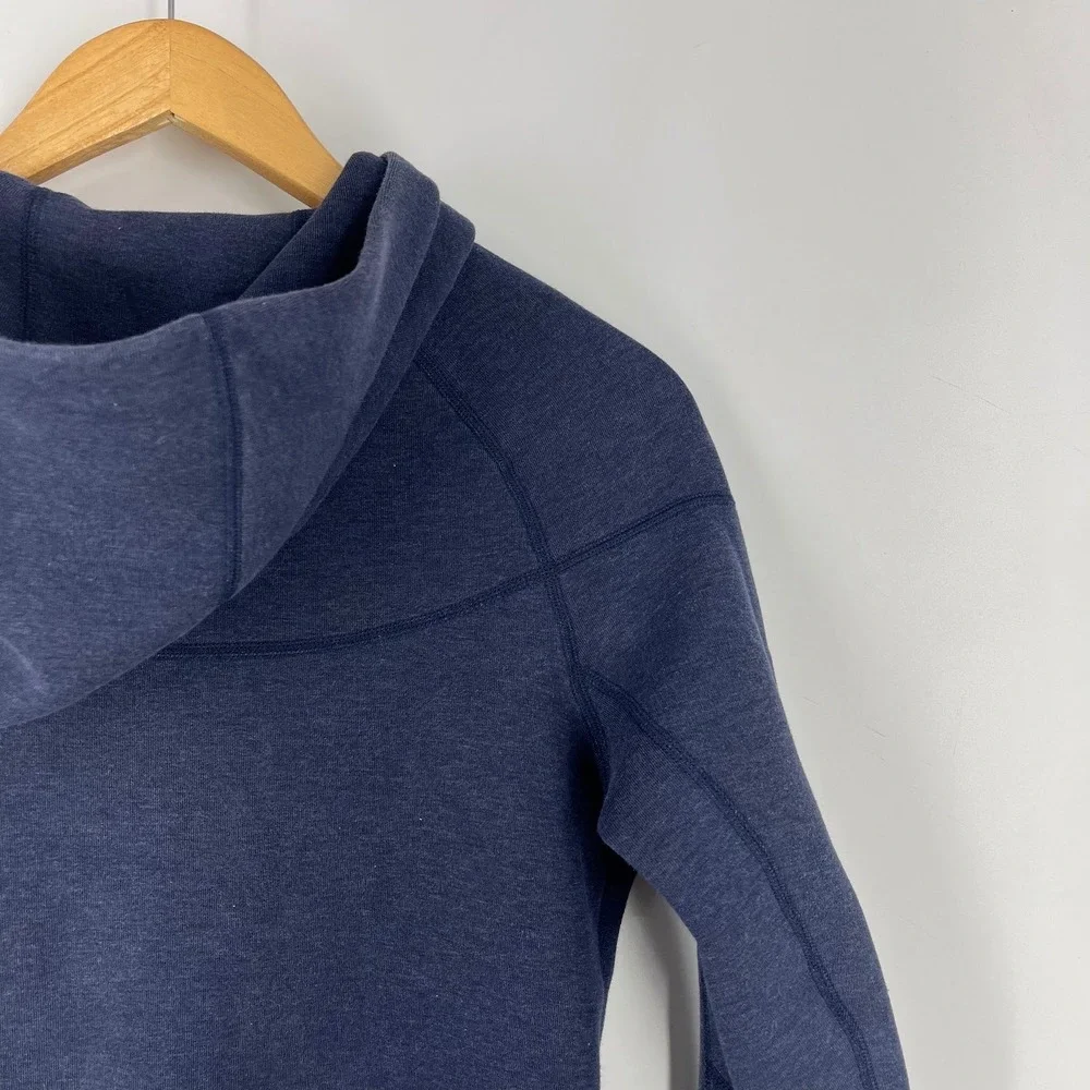 Nike‎ Kids Tech Fleece Full Zip Hoodie Blue Heathered Jacket CU9223-410 Size M